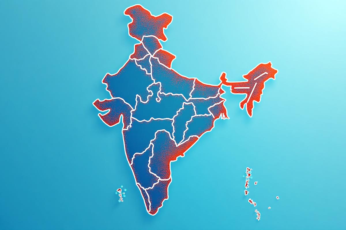 India coverage map showing national presence